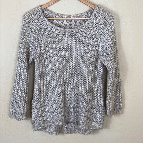 Euc Anthropologie Knitted & Knotted sweater M - Picture 4 of 10